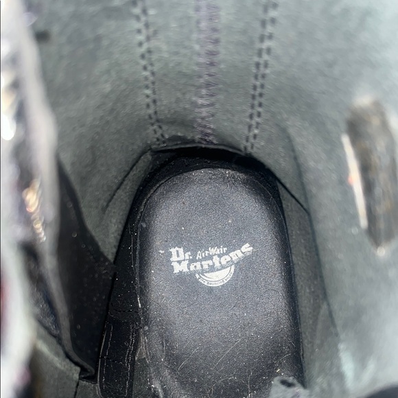 Dr. Martens Black Platform Combat Boots - Picture 2 of 6